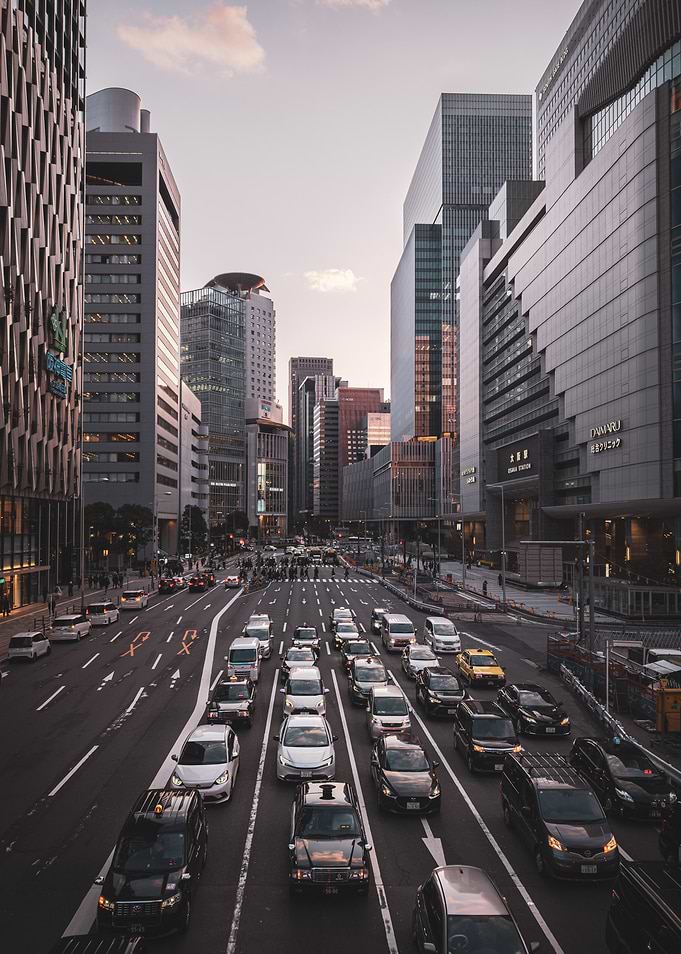 Osaka Cityscape at Dusk