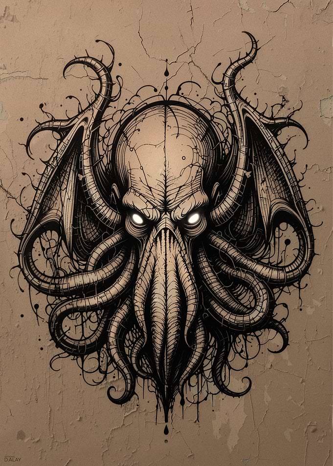Cthulhu Ink Illustration