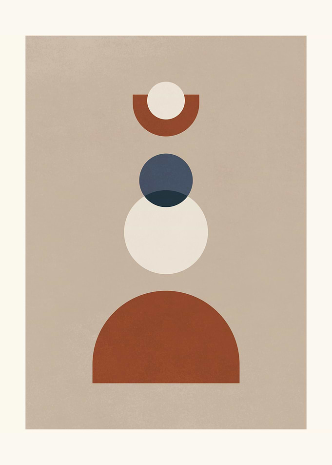 Abstract Geometric Art Print
