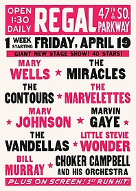 Regal Theater Concert Poster