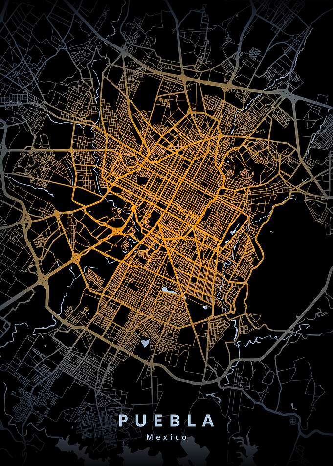 Puebla City Map