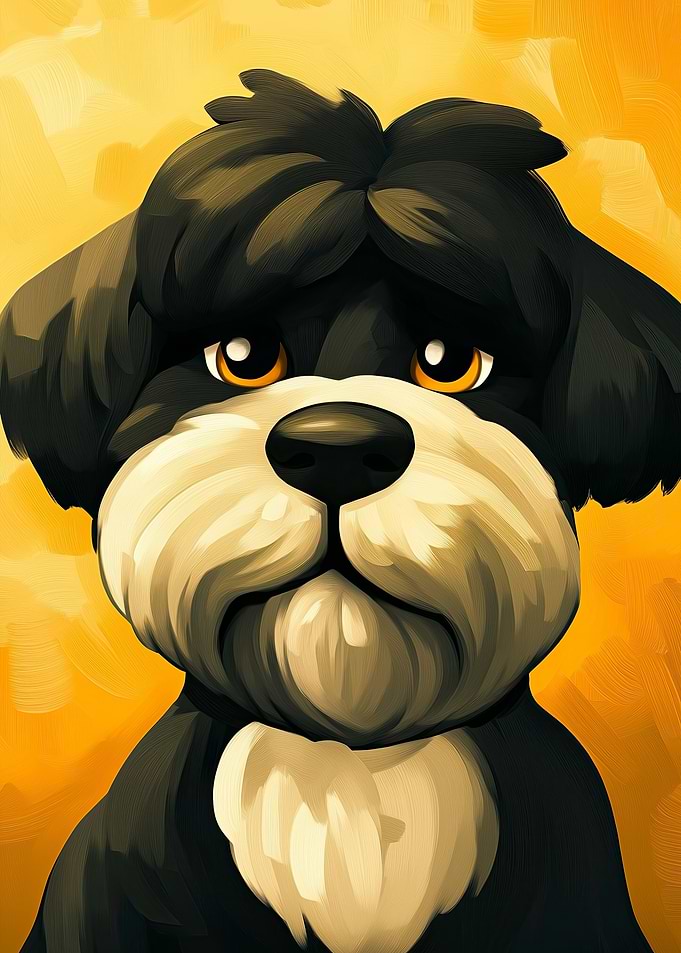Cute Dog Portrait