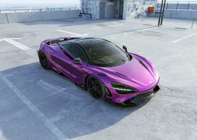 Purple McLaren 720S