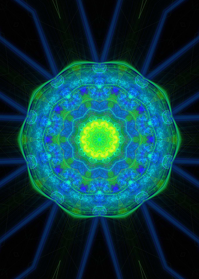 Rays of Blue