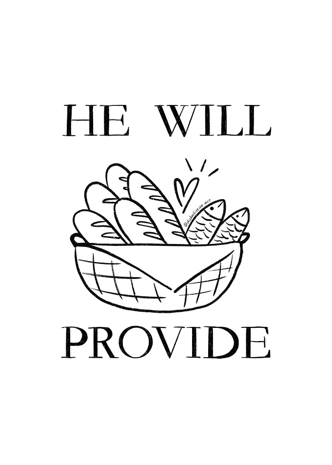 He Will Provide Print