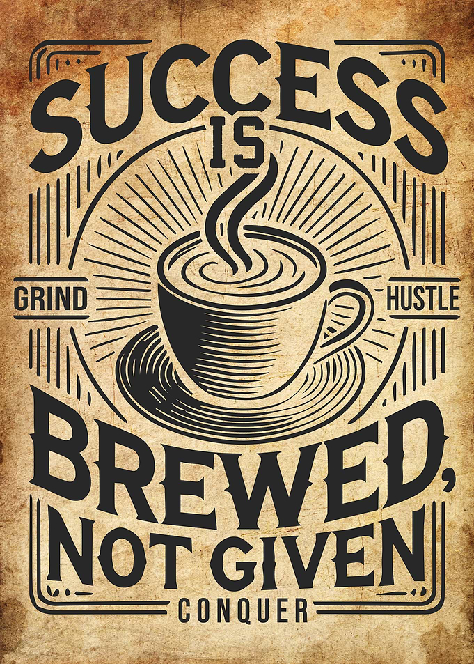 Success Is Brewed, Not Given – Coffee and Hustle Motivation