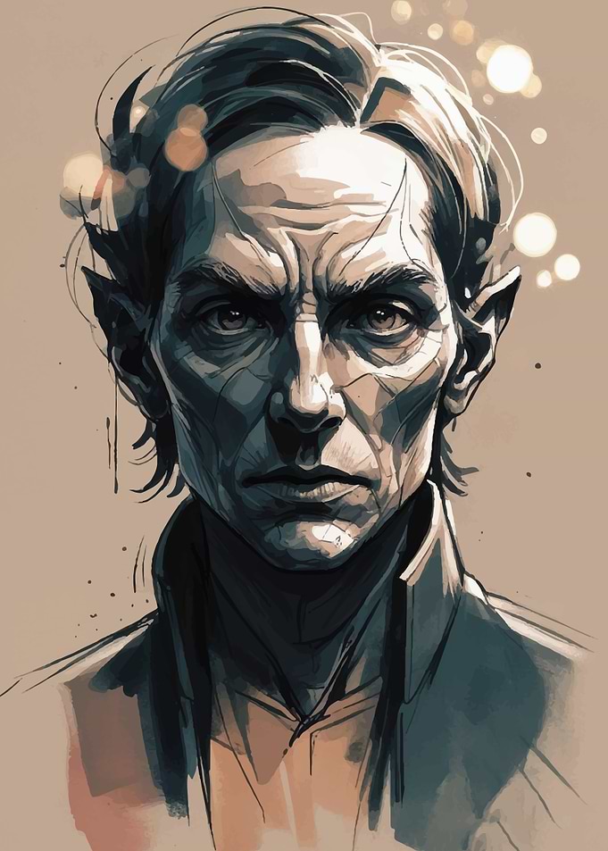 Elven Man Portrait