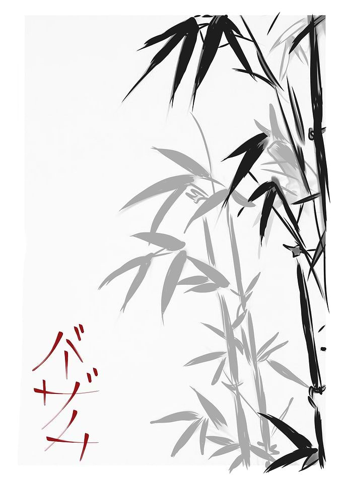 Black and Grey Bamboo