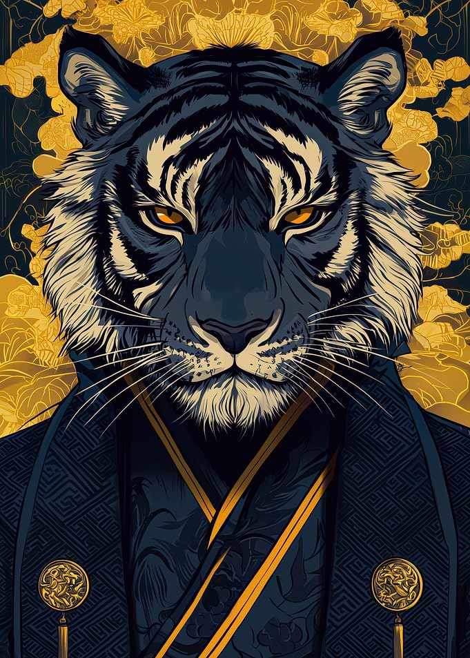 Tiger in Kimono