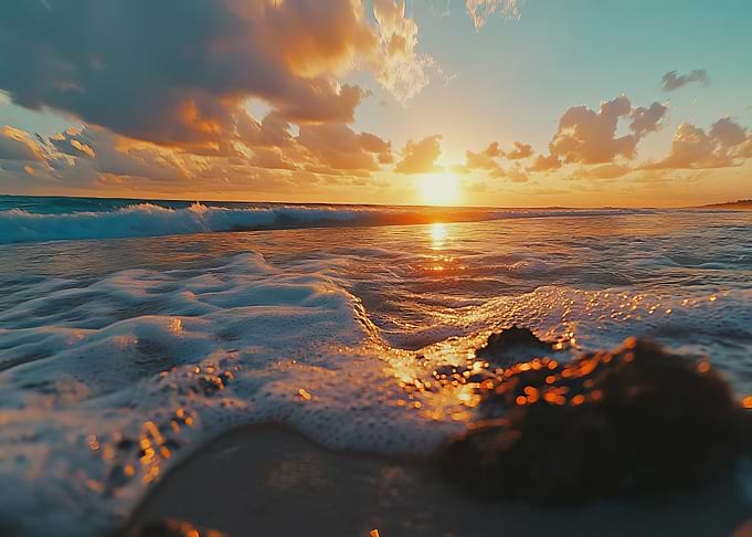 Sunset Beach Waves
