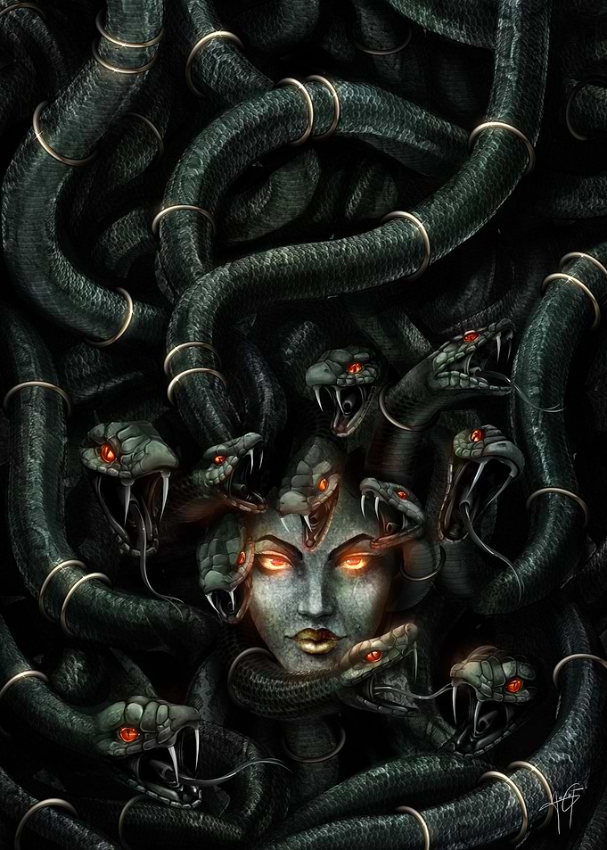 Medusa Portrait