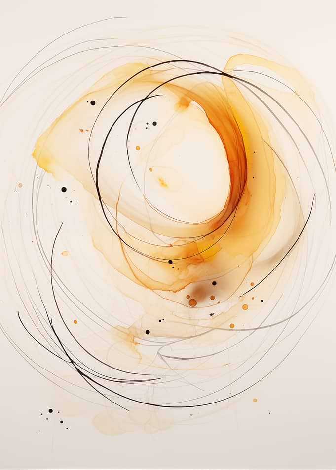 Abstract Ink Art