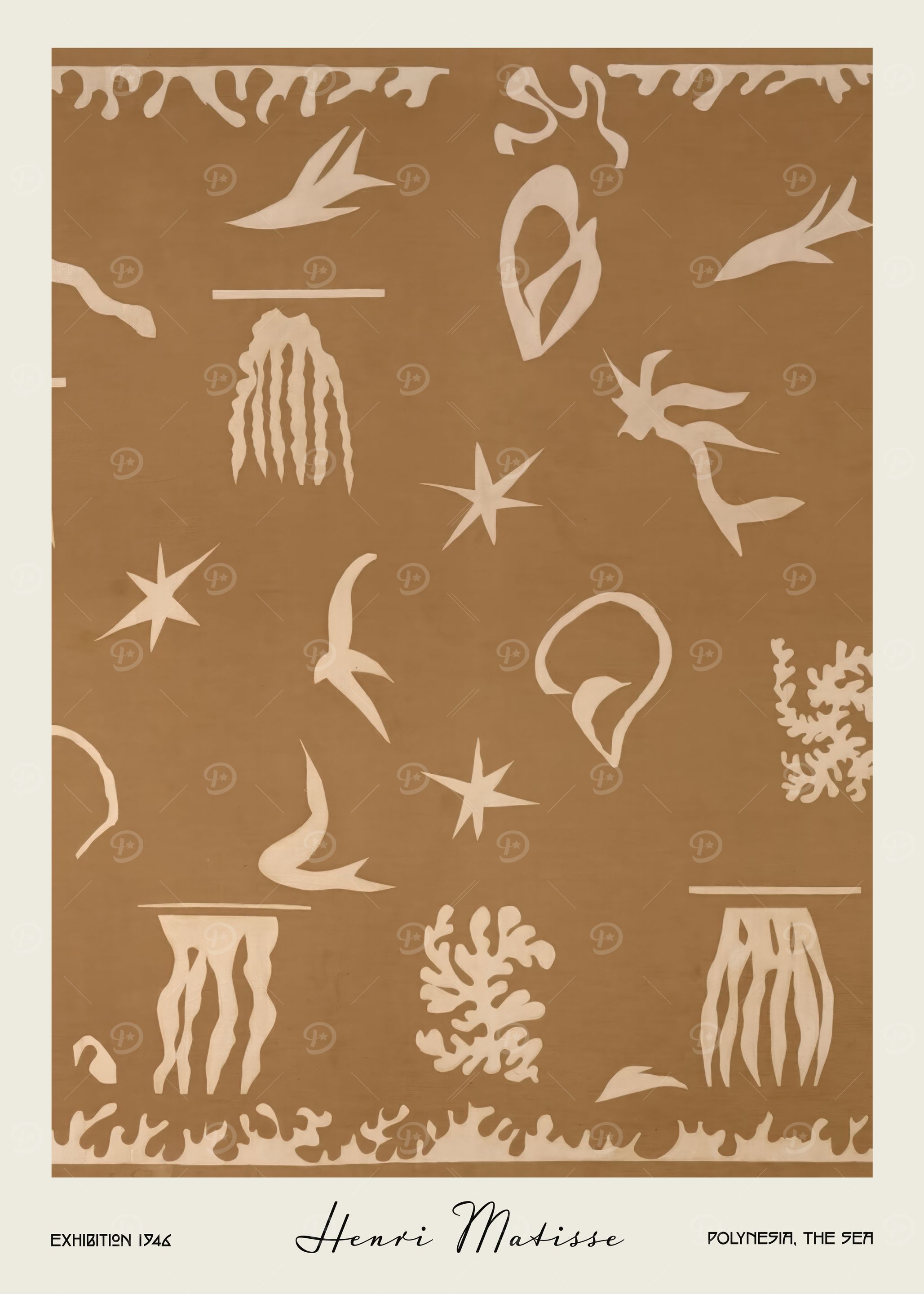 Henri Matisse Sea Life Abstract