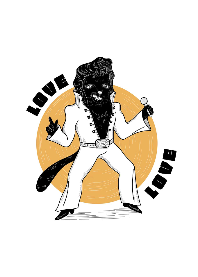 Elvis Cat Rock
