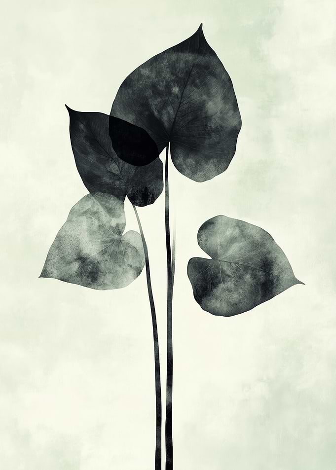 Watercolor Leaf Art