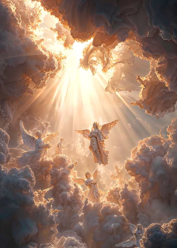 Celestial Art Angels in Heaven