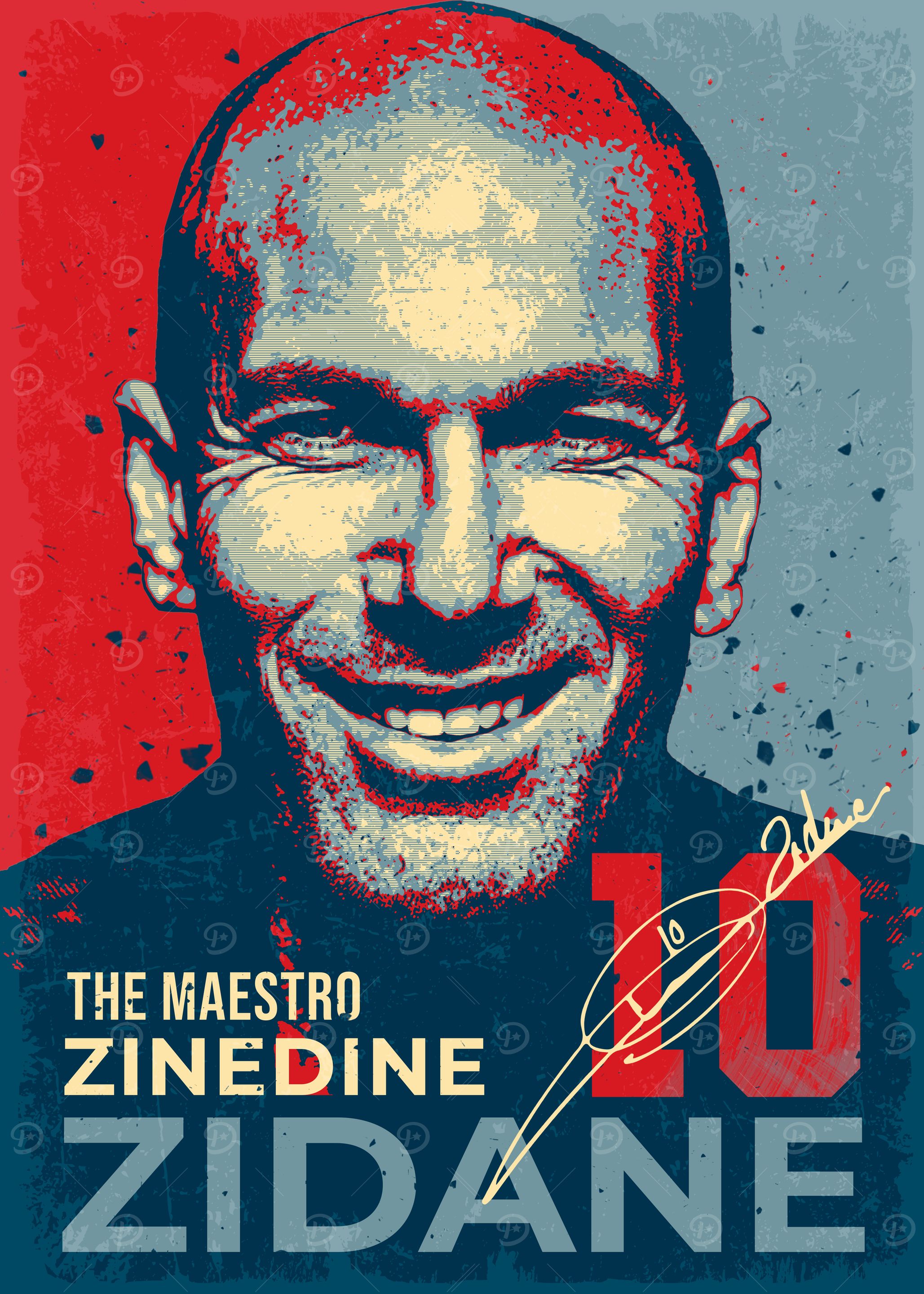 Zinedine Zidane Maestro Poster