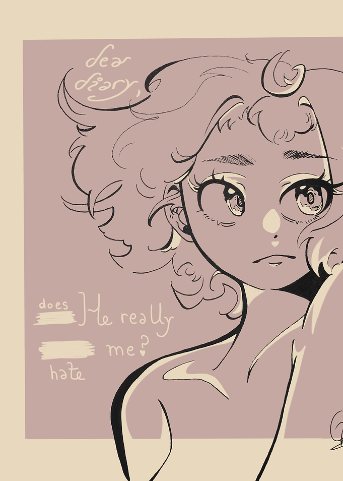 Anime Girl Diary Entry