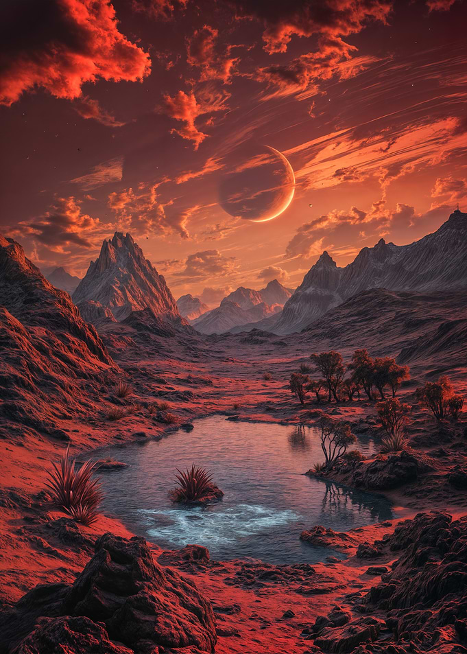 Red Planet Landscape