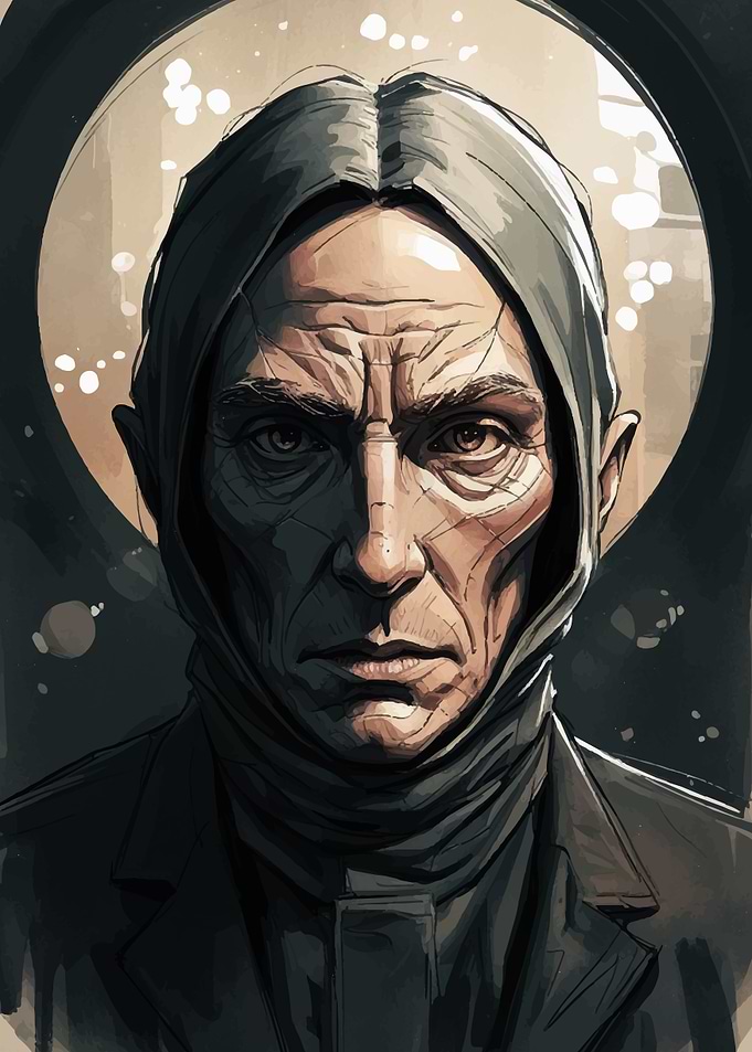 Mysterious Man in Hood