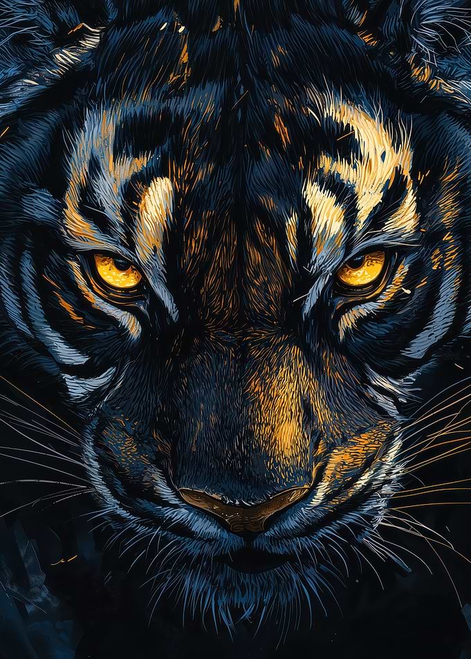 Tiger Close-Up