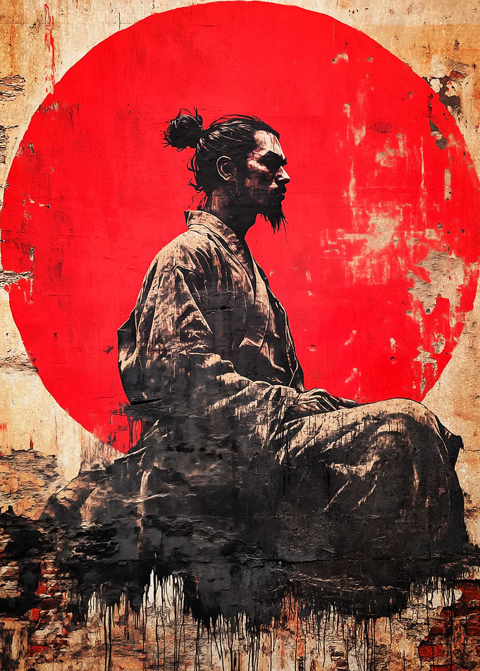 Samurai and Rising Sun