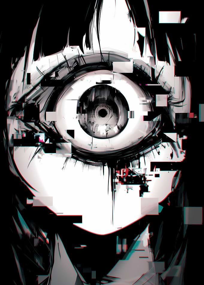 Digital Glitch Eye