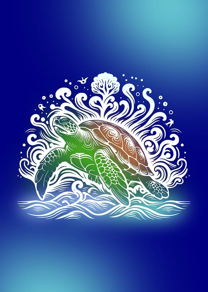 Sea Turtle Illustration