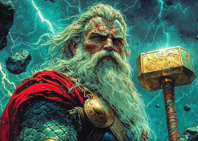 Odin, Norse God of War