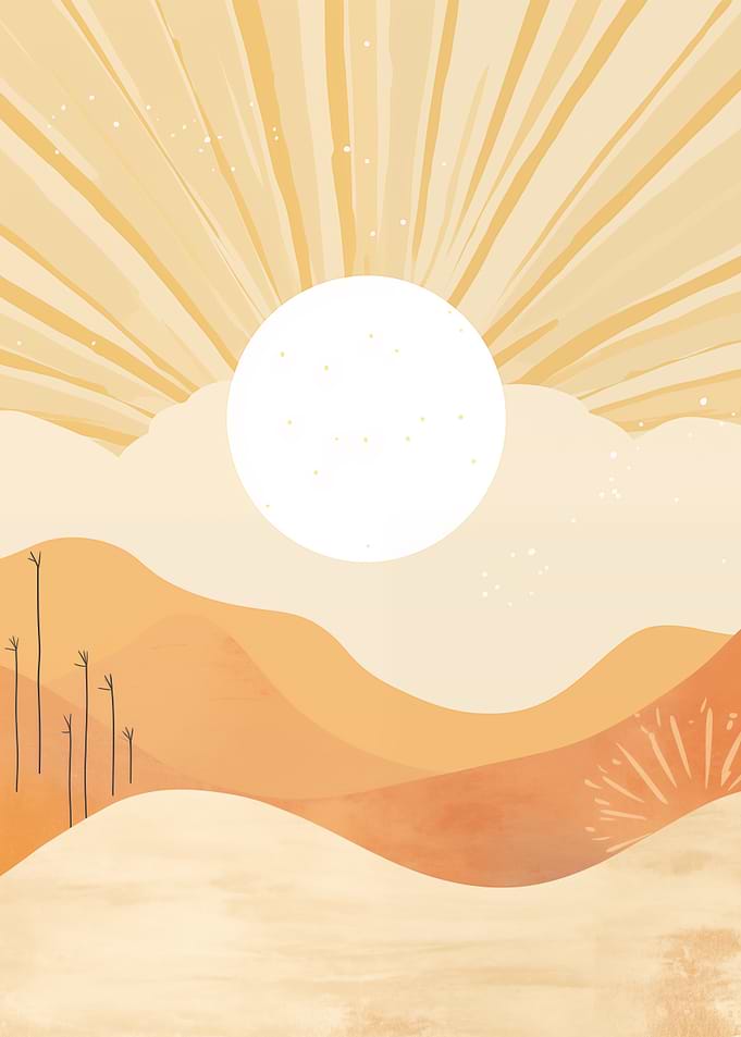 Sunrise Desert Landscape