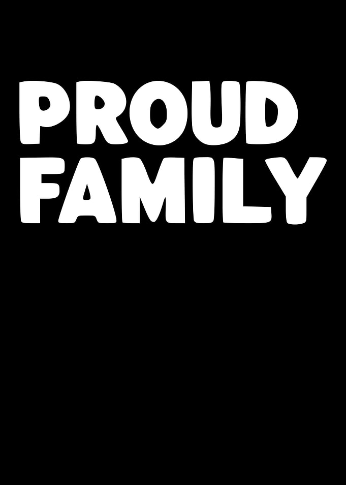 Proud Family Text Art