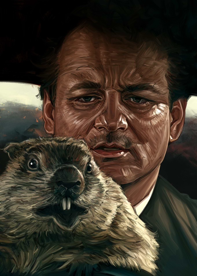 Groundhog Day Art Print
