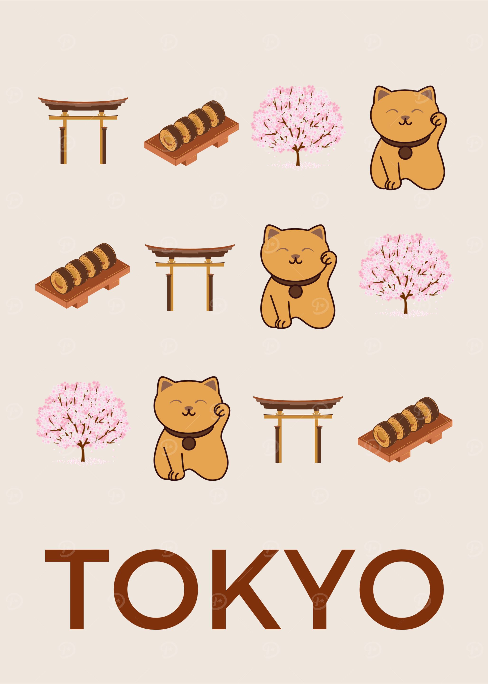 Tokyo Retro Aesthetic Art – Japanese Culture