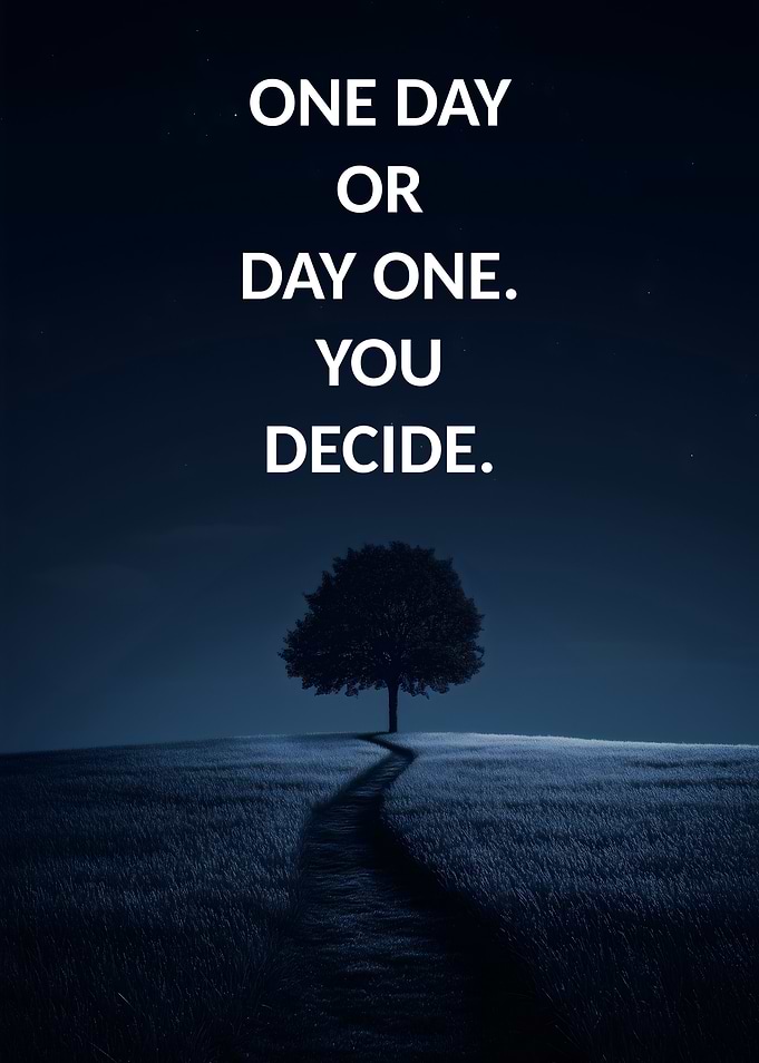 One Day or Day One Inspiration