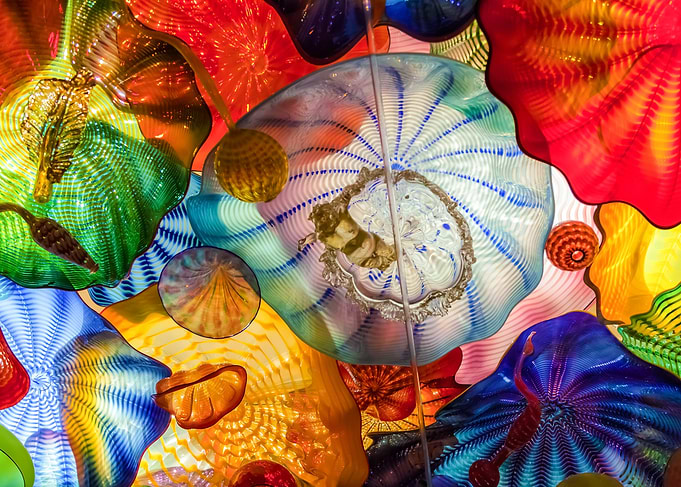 Colorful Glass Ceiling