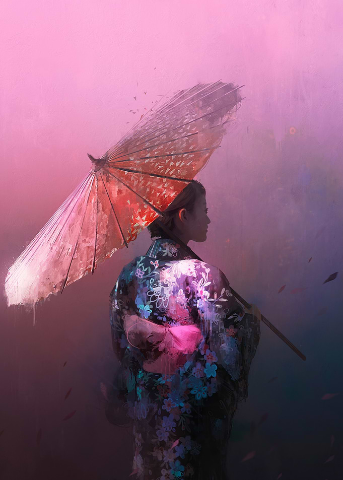Pink Kimono