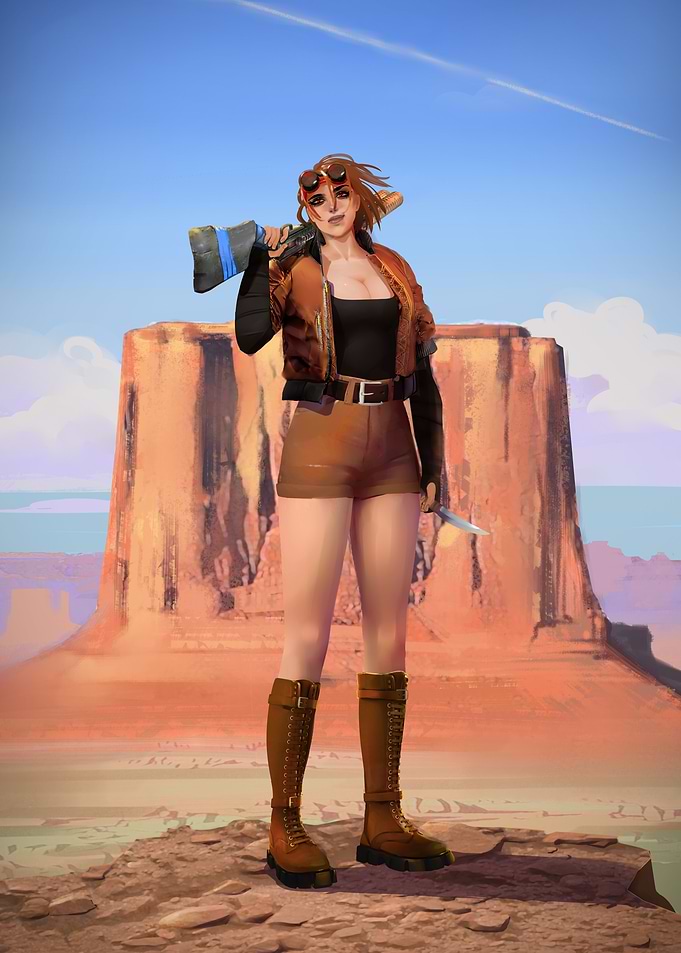 Caldera, the Wasteland Wanderer