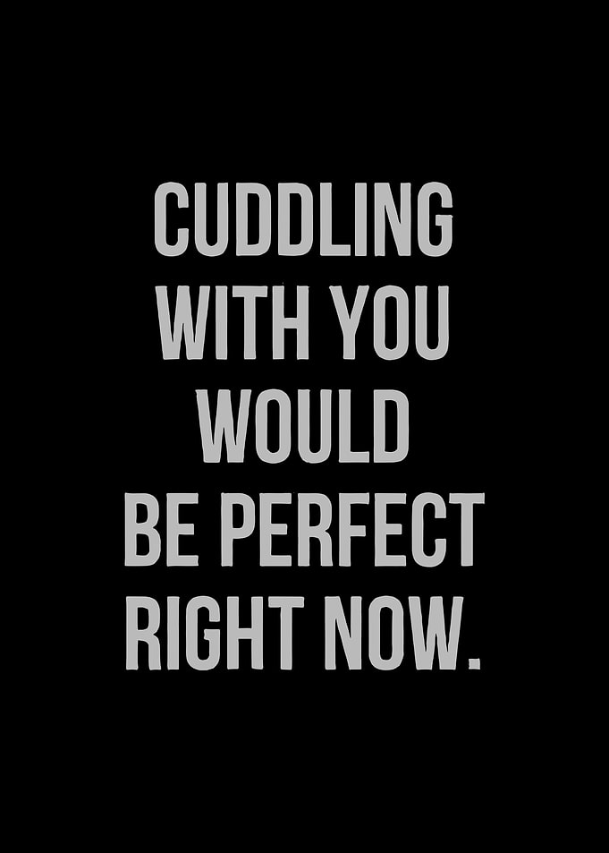 Cuddling Quote