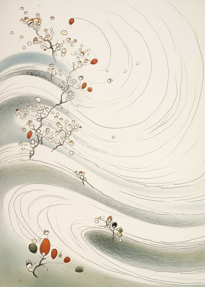 Abstract Japanese Art