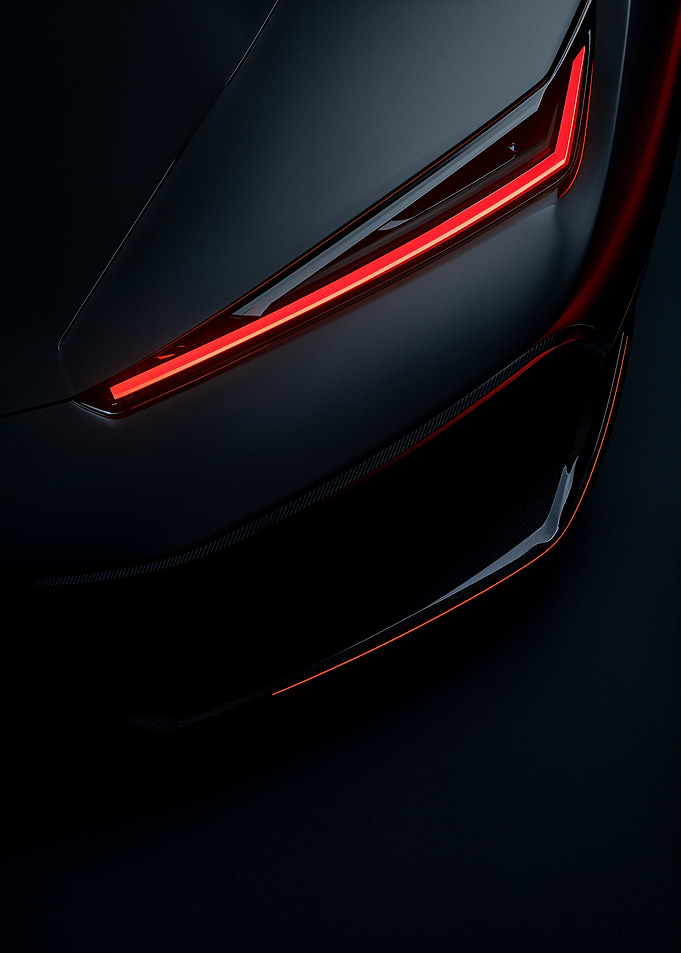 Black Car Taillight