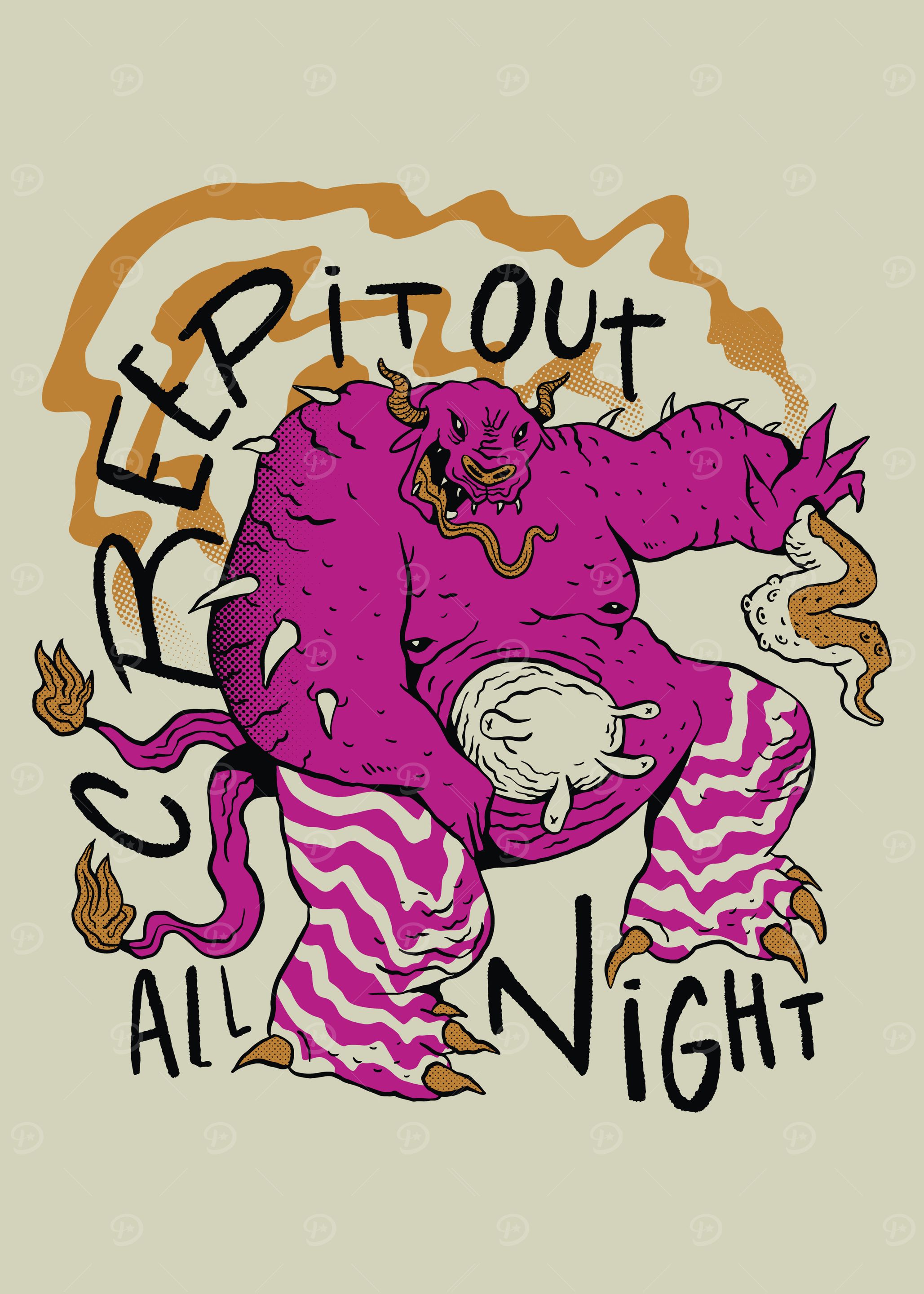 Trippy Cow Monster