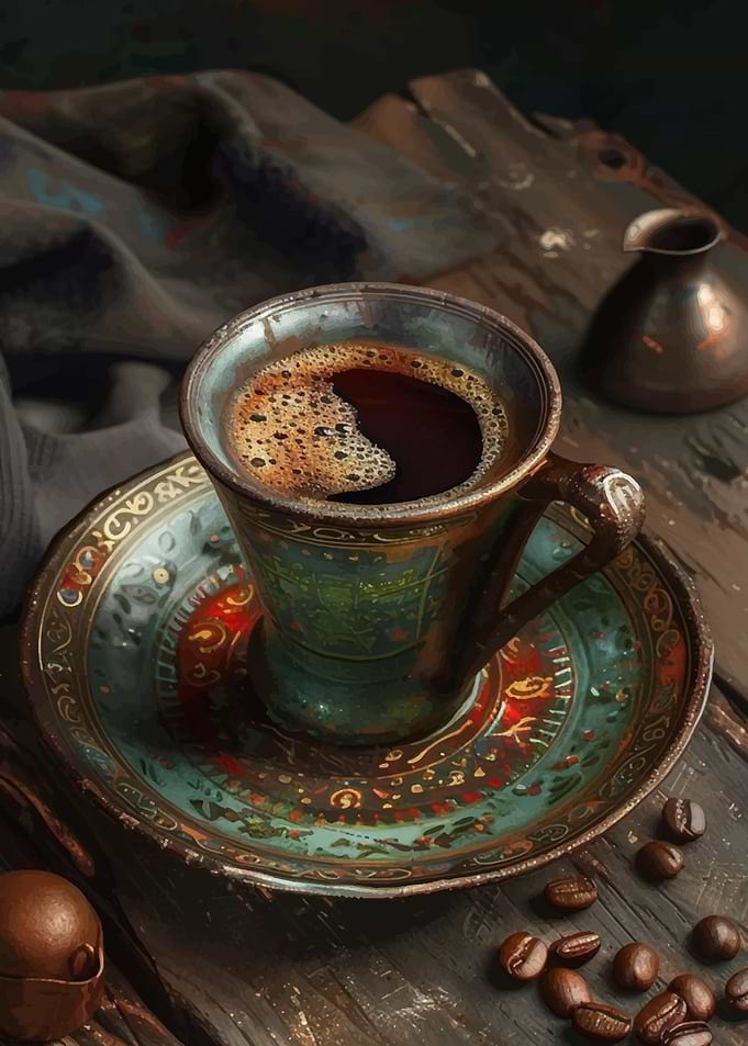 Turkish Coffee Still Life