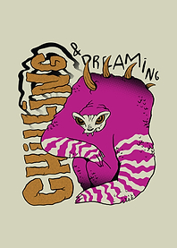 Chilling & Dreaming Trippy Monster