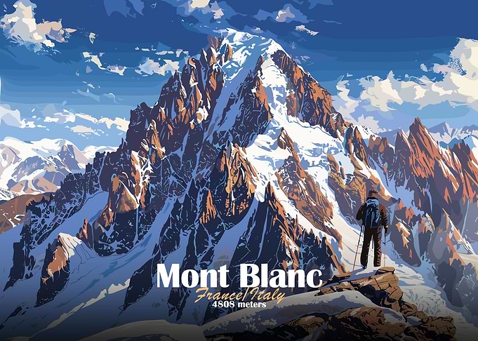 Mont Blanc Mountain