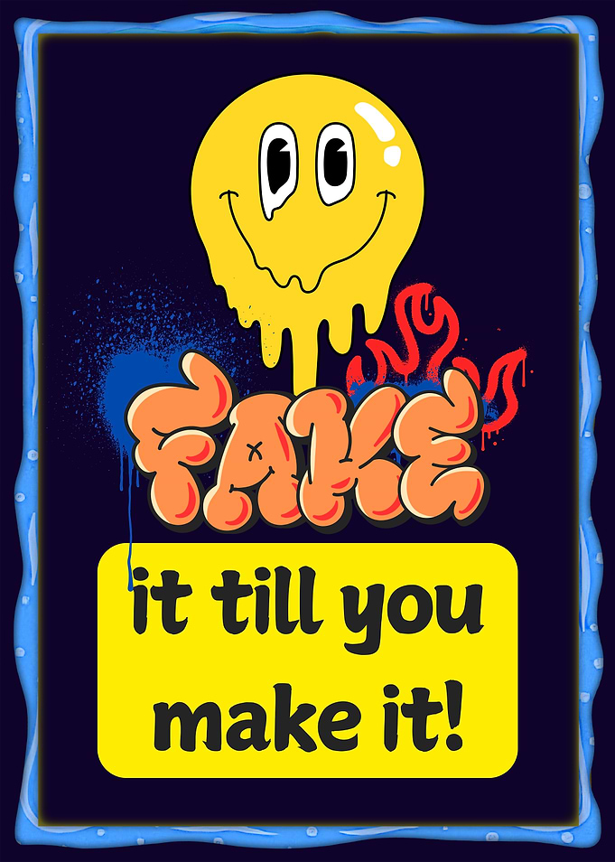 Fake It Till You Make It Poster