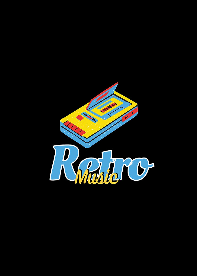 Retro Music Cassette Player