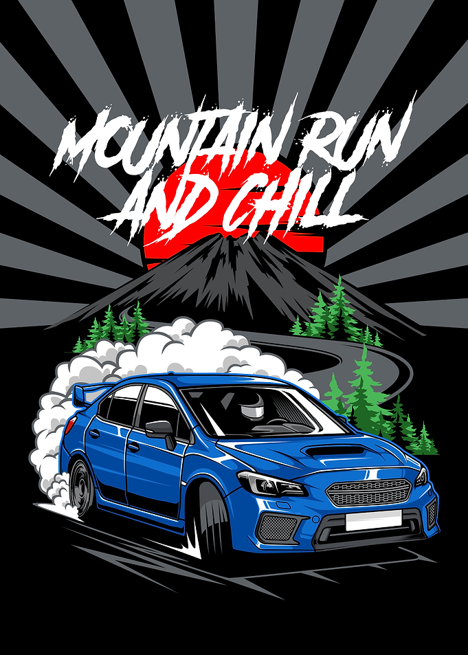 Subaru STI Mountain Run And Chill