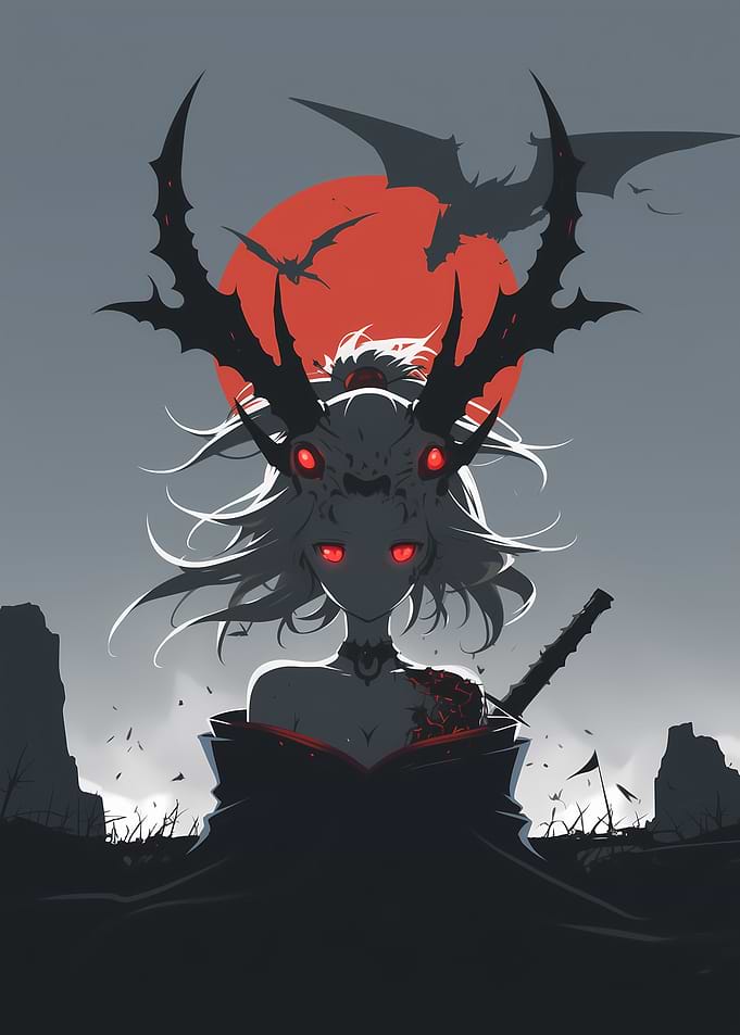 Dark Anime Warrior