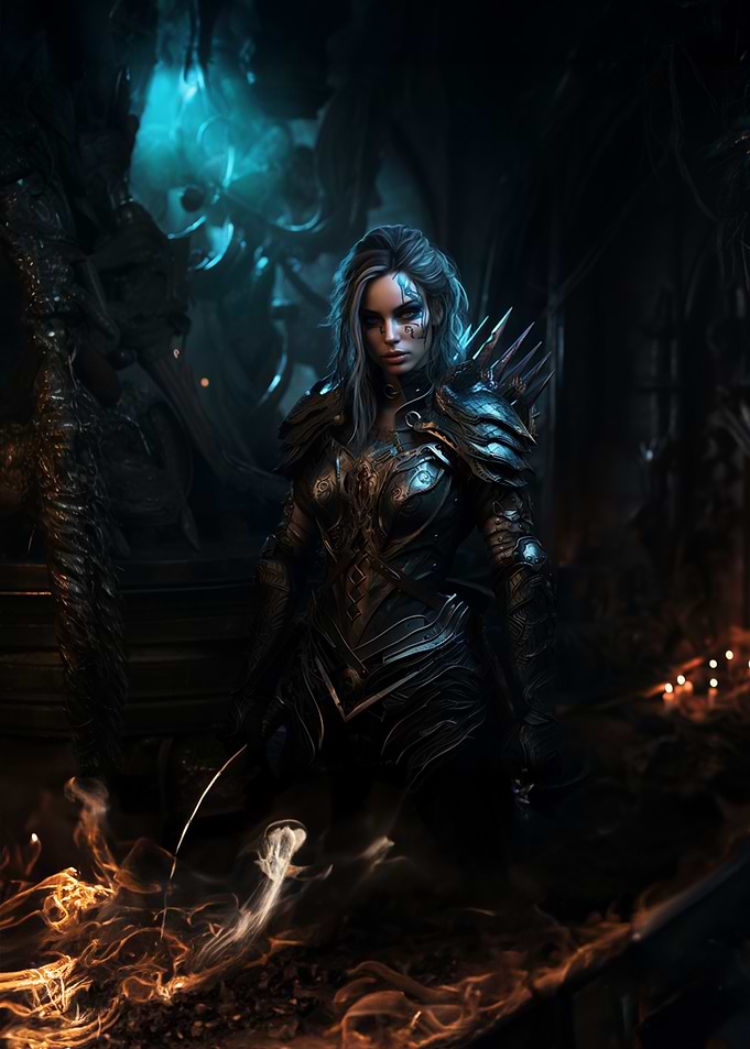 Dark Warrior Woman