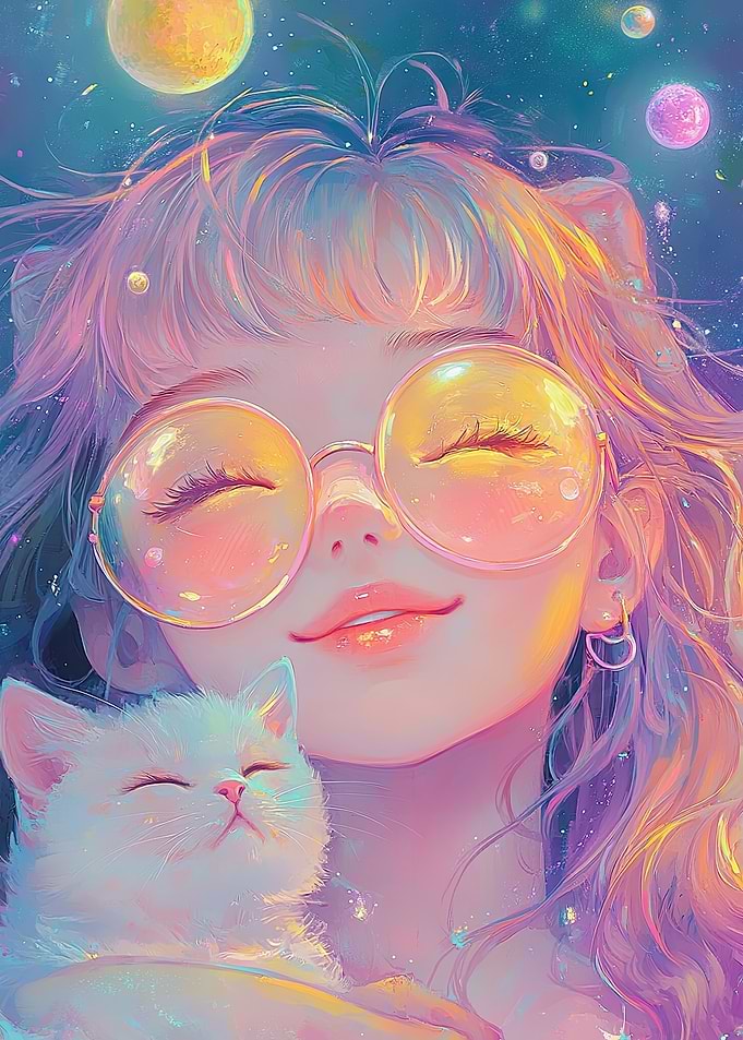 Anime Girl In Space